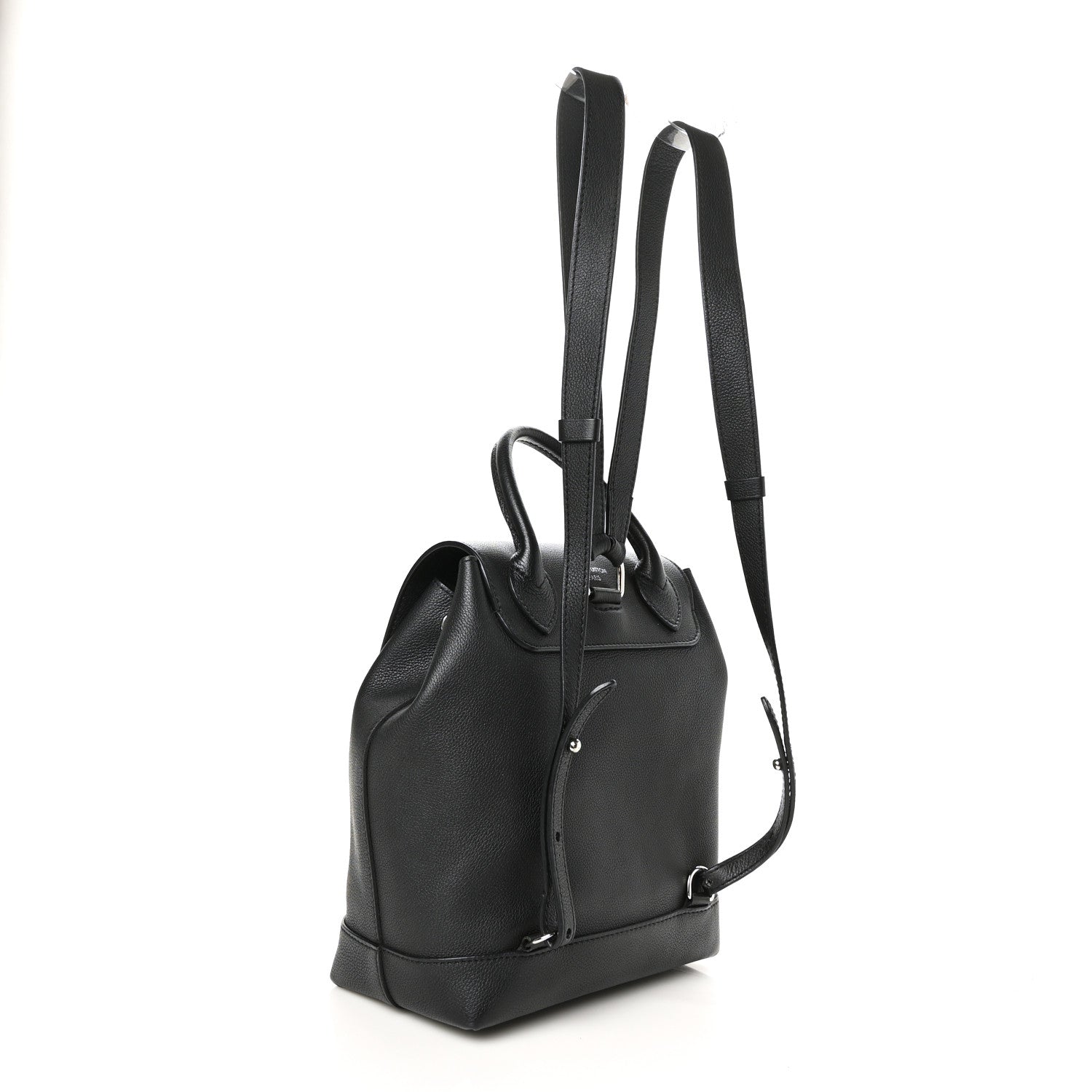 Louis Vuitton Calfskin Lockme Backpack Black 3 of 6