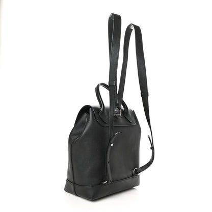 Louis Vuitton Calfskin Lockme Backpack Black 3 of 6