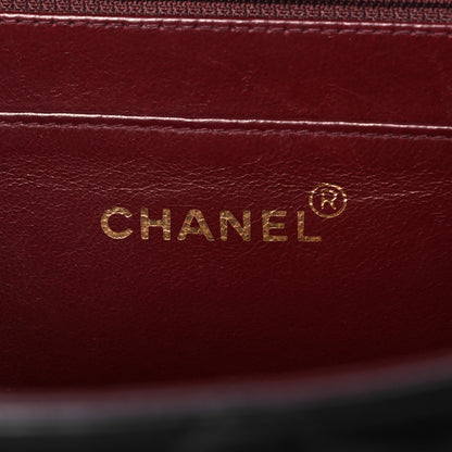 Chanel Lambskin Quilted XL Jumbo Single Flap Black 6 of 16