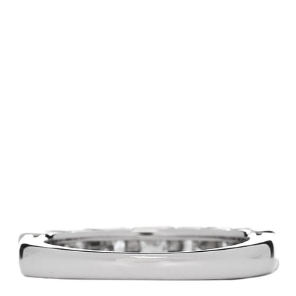 Parker & West by FASHIONPHILE Platinum Diamond 1.00ct Princess Cut Half Eternity Band Ring 49 4.75 4 of 10