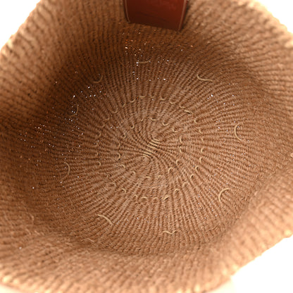 Chloe Raffia Large Woody Tote White 5 of 9