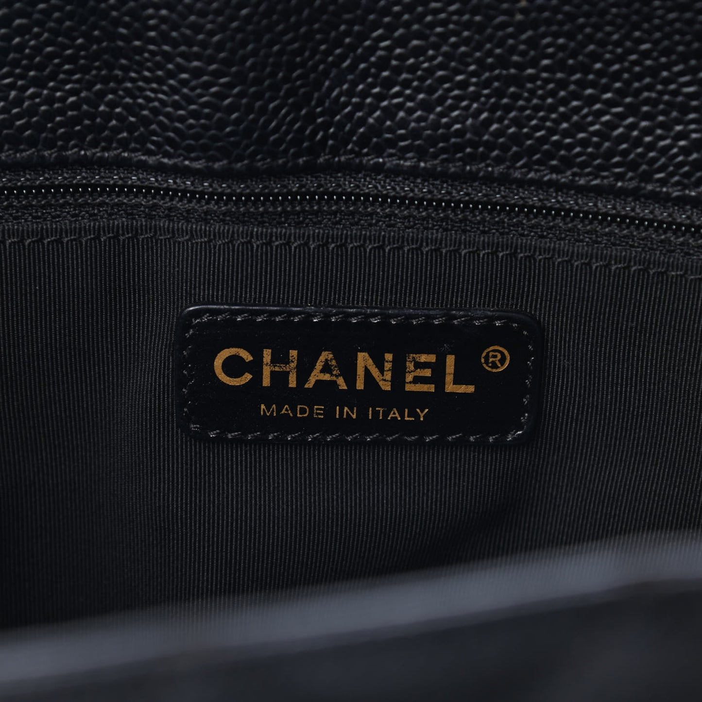 Caviar Quilted Grand Shopping Tote GST Black