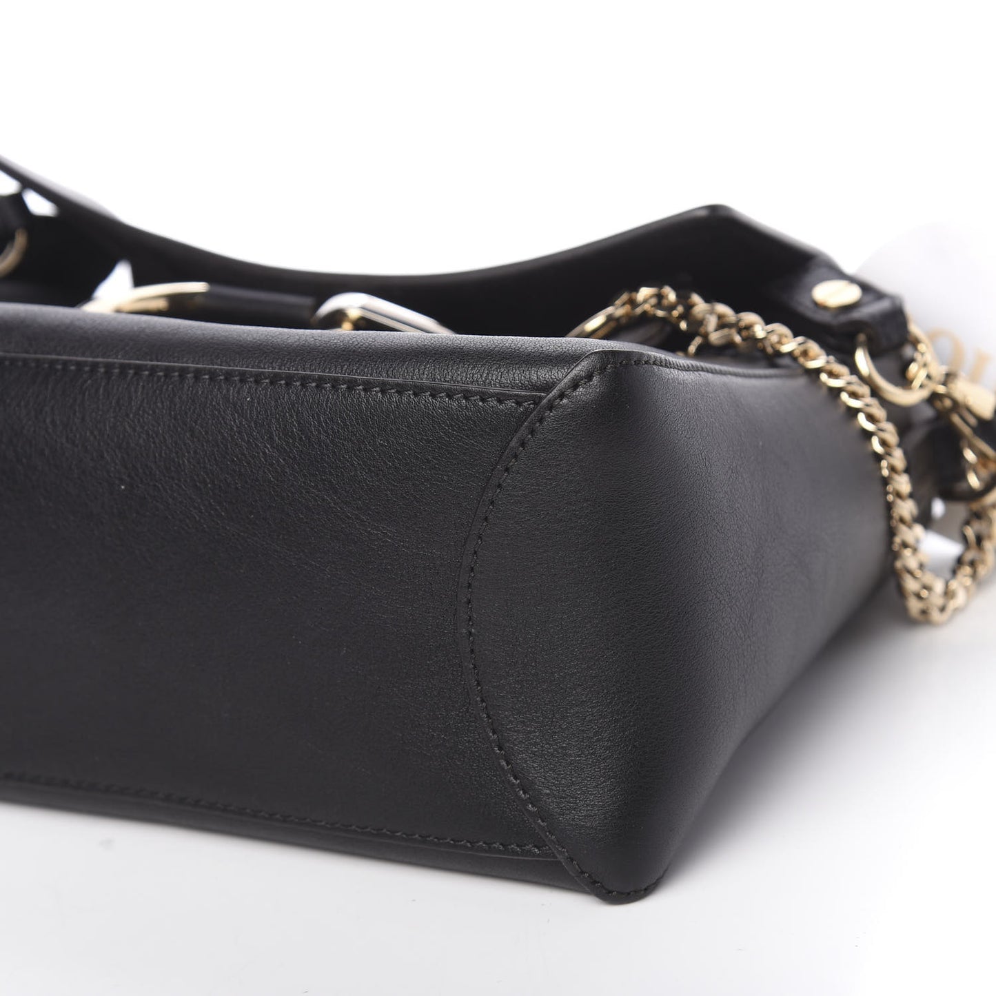 Calfskin Small Faye Day Shoulder Bag Black