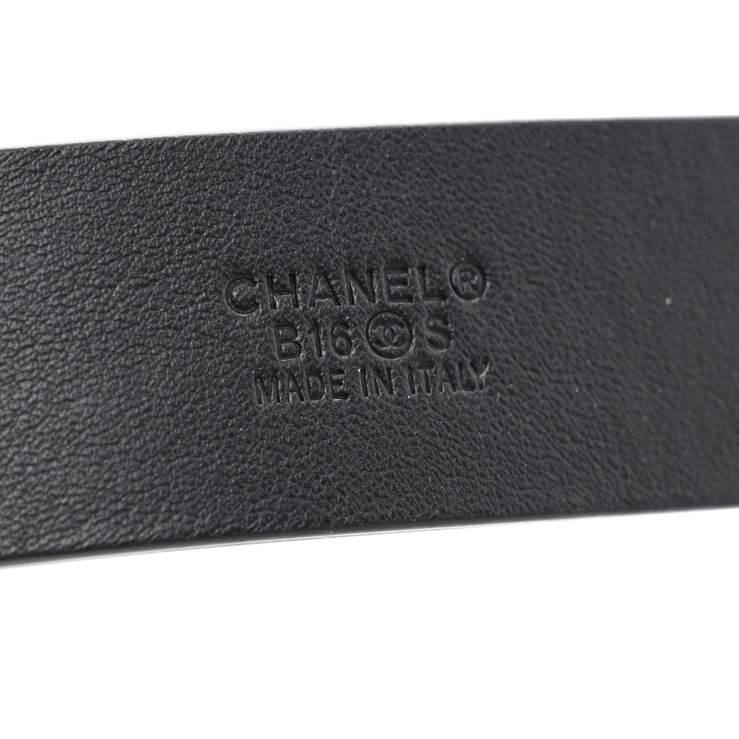 Calfskin CC Belt Black