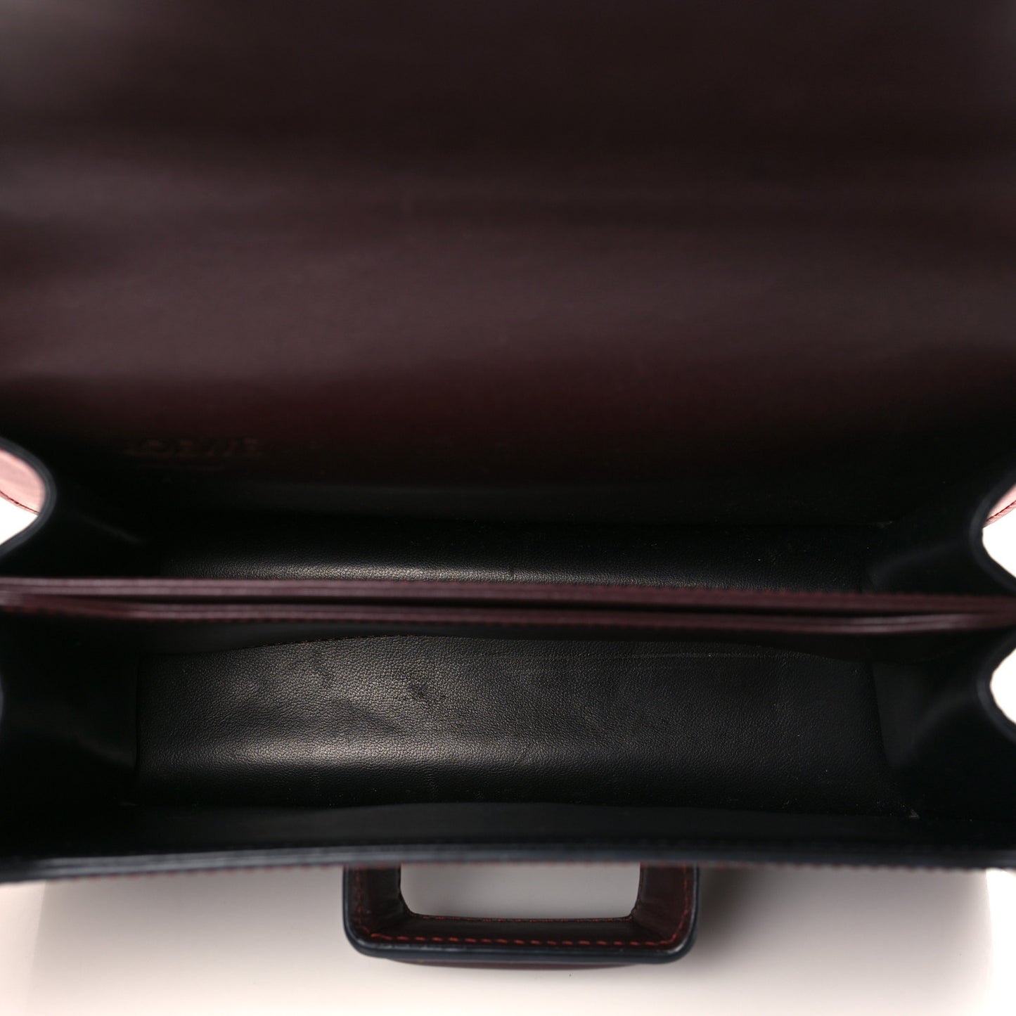 Calfskin Polka Dot Small Barcelona Shoulder Bag Black Red