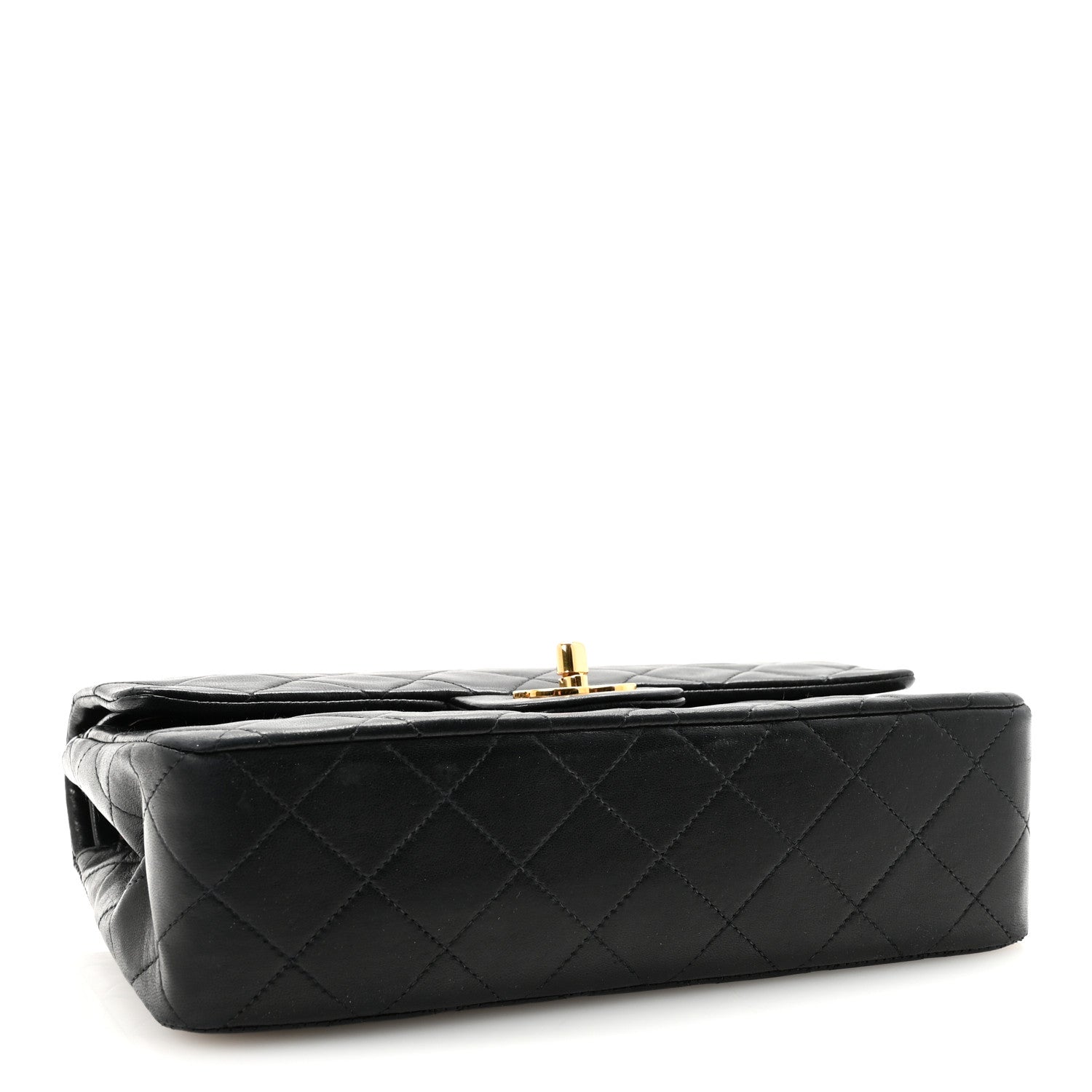 Chanel Lambskin Quilted Small Double Flap Black 4 of 11