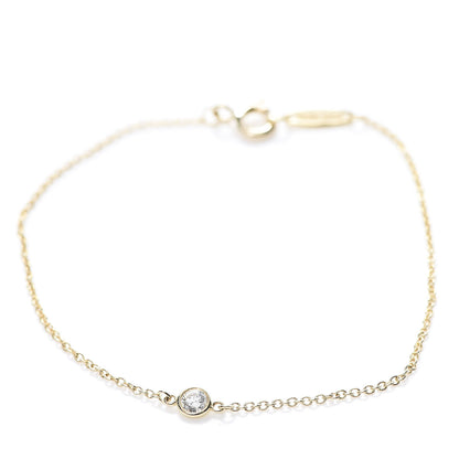 Tiffany 18K Yellow Gold Diamond .08ct Elsa Peretti Diamonds by the Yard Bracelet 1 of 6