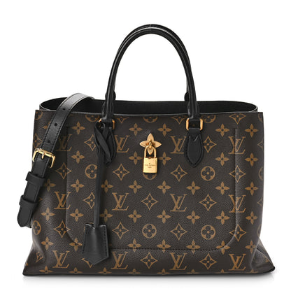 Louis Vuitton Monogram Flower Tote Black 1 of 8