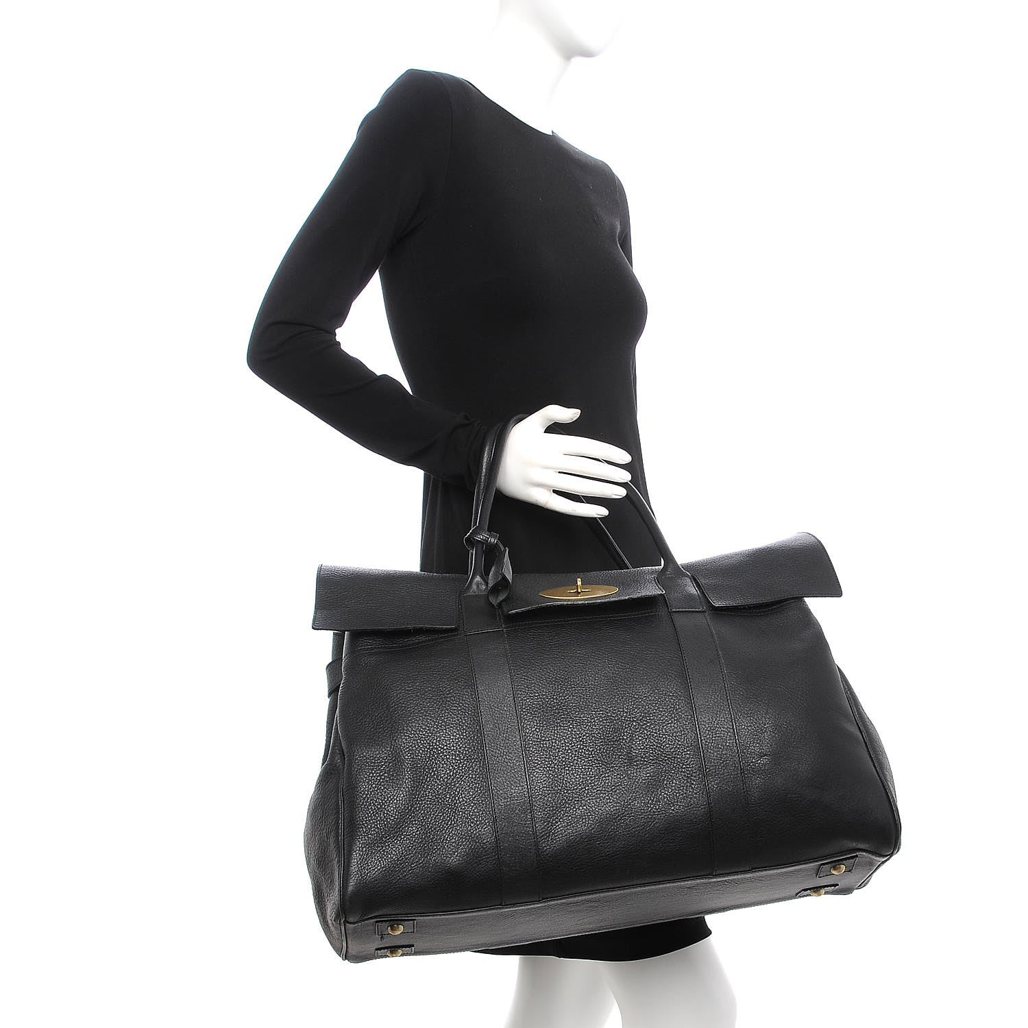 Mulberry Natural Leather Piccadilly Black 2 of 22