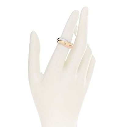 Cartier 18K Pink Yellow White Gold Classic Les Must De Cartier Trinity Ring 50 5.25 2 of 4