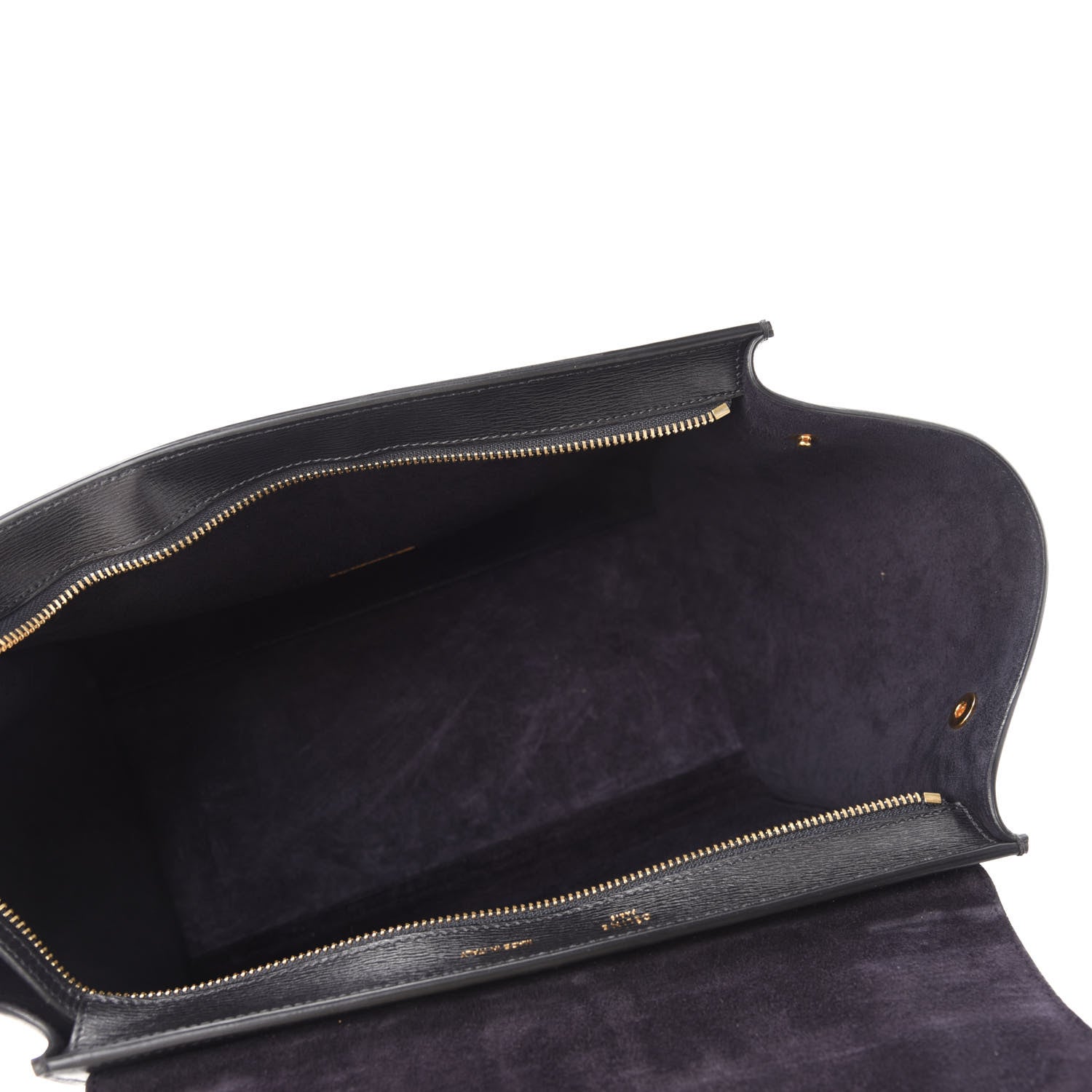 Celine Liege Calfskin Small Trapeze Black 5 of 9