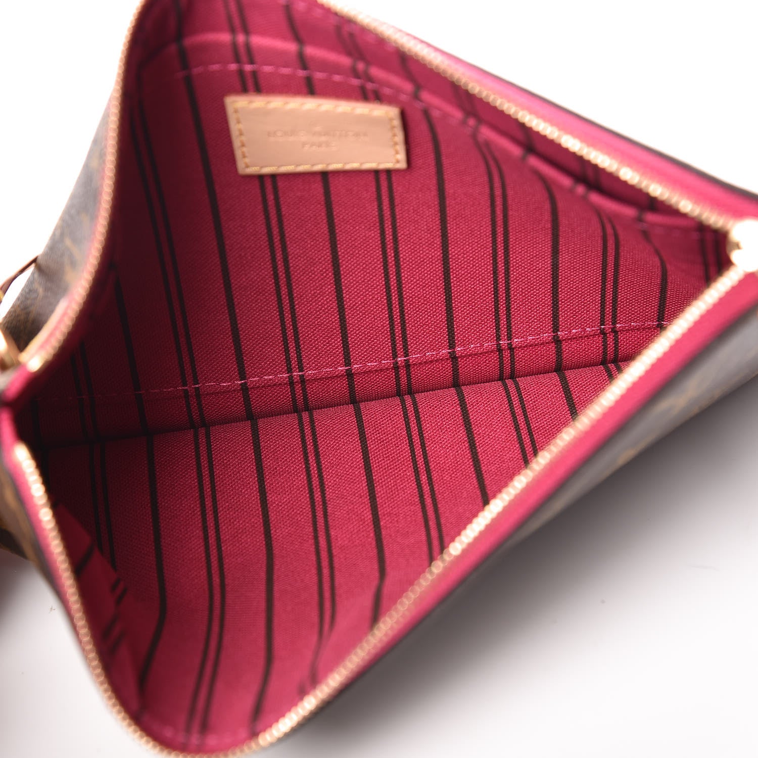 Louis Vuitton Monogram Neverfull MM GM Pochette Pivoine 5 of 9