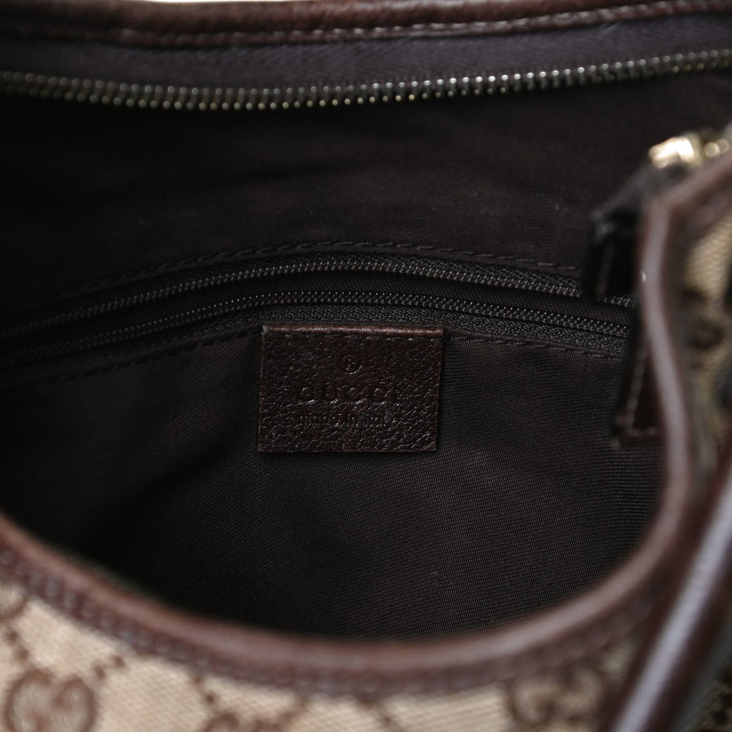Monogram Medium Abbey D Ring Hobo Brown