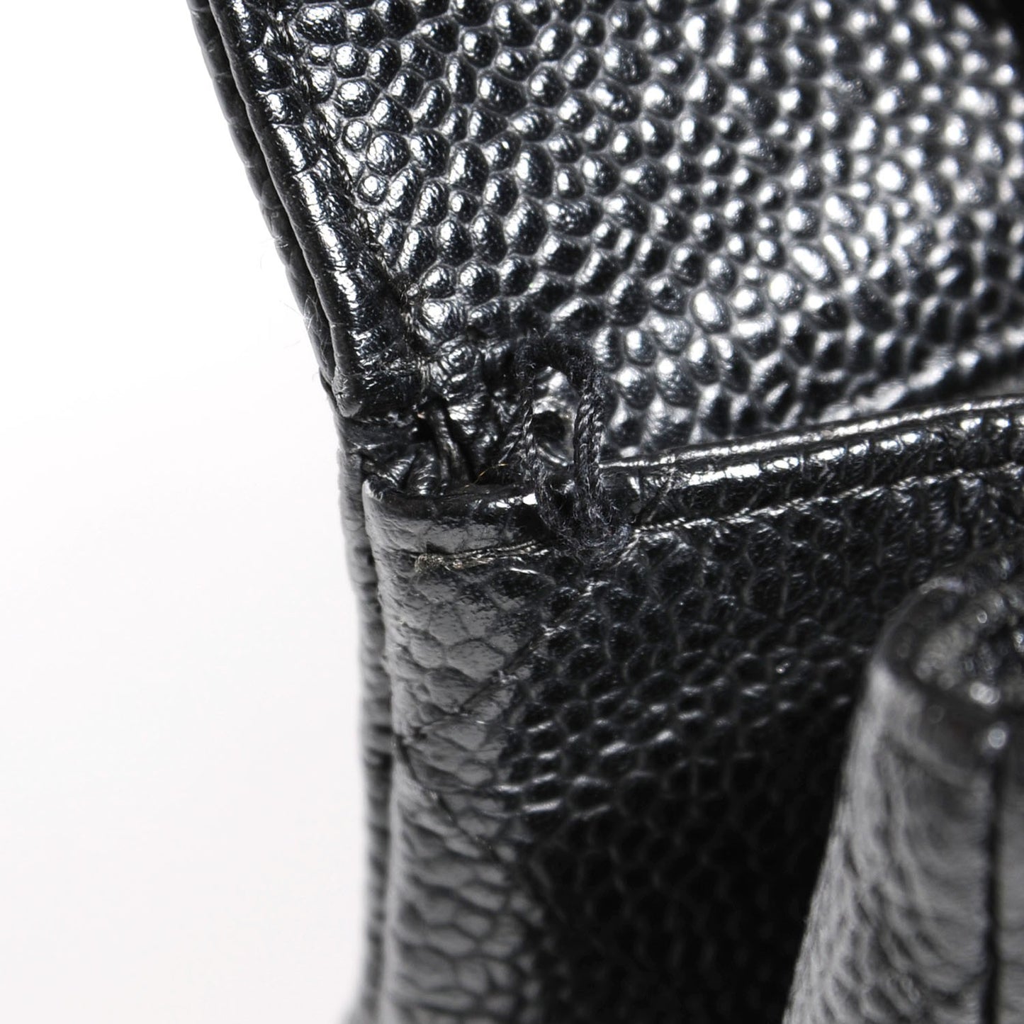 Caviar Quilted Jumbo Single Flap Black