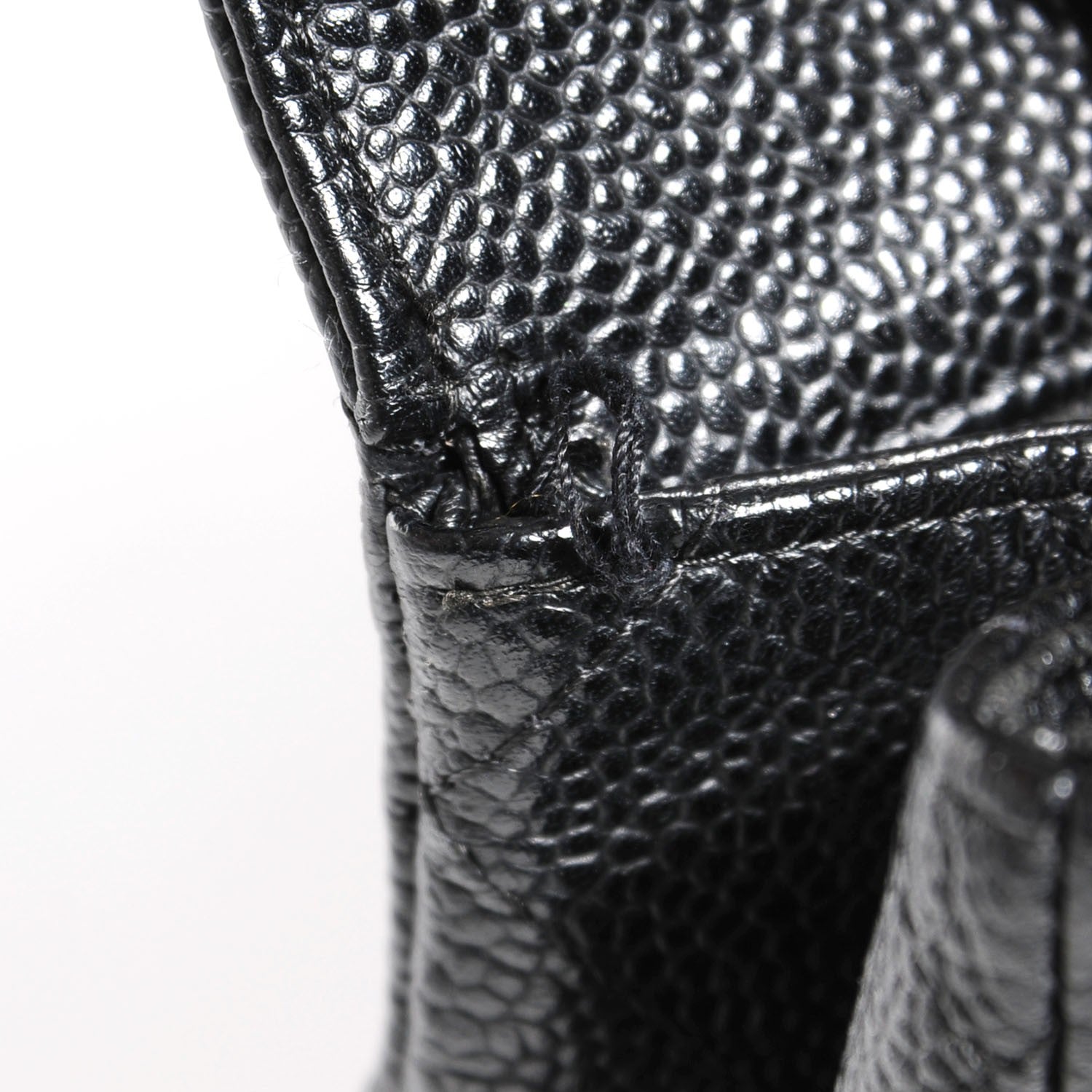Chanel Caviar Quilted Jumbo Single Flap Black 7 of 10