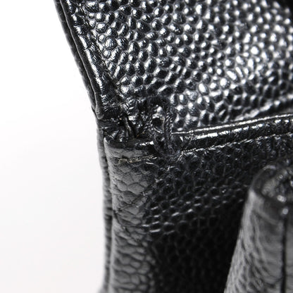 Chanel Caviar Quilted Jumbo Single Flap Black 7 of 10