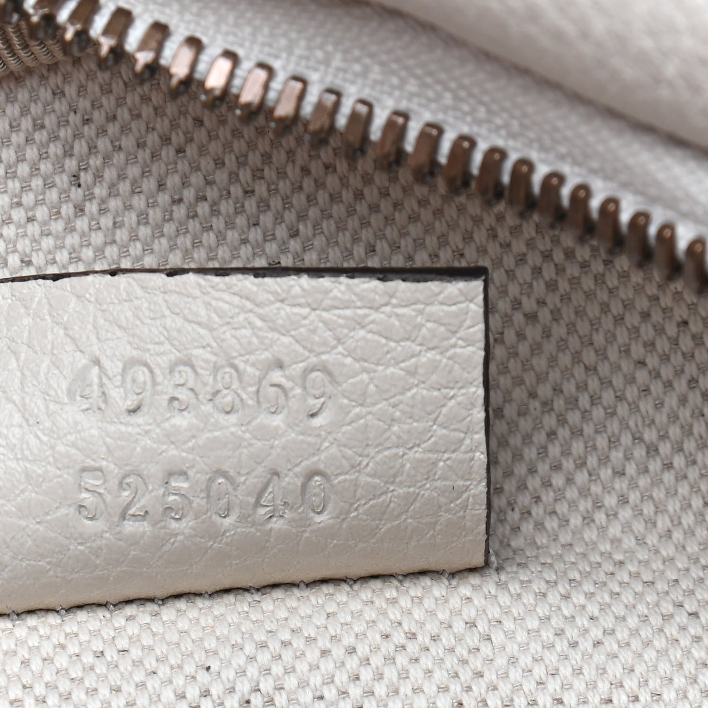 Grained Calfskin Logo Belt Bag White