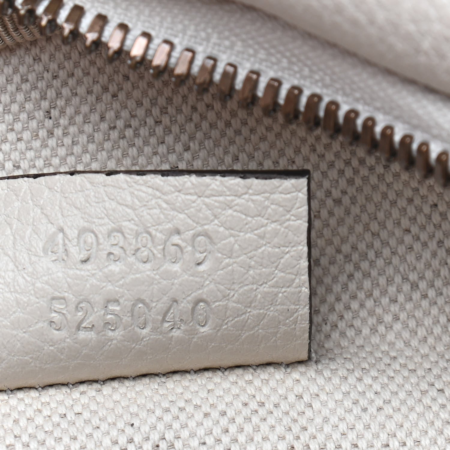 Gucci Grained Calfskin Logo Belt Bag White 6 of 8