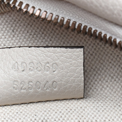 Gucci Grained Calfskin Logo Belt Bag White 6 of 8