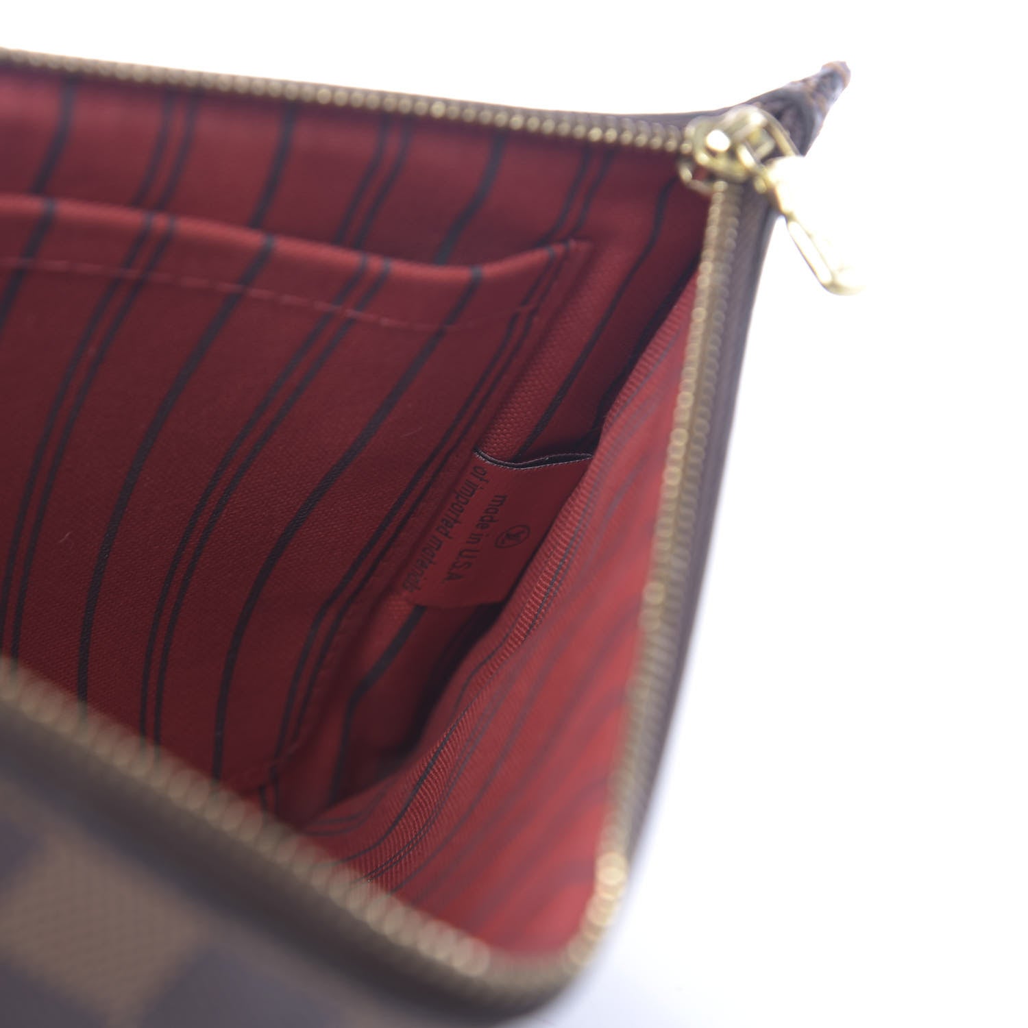 Louis Vuitton Damier Ebene Neverfull MM GM Pochette 7 of 8