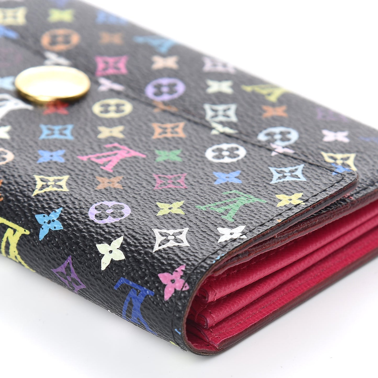 Monogram Multicolor Sarah Wallet Black Grenade