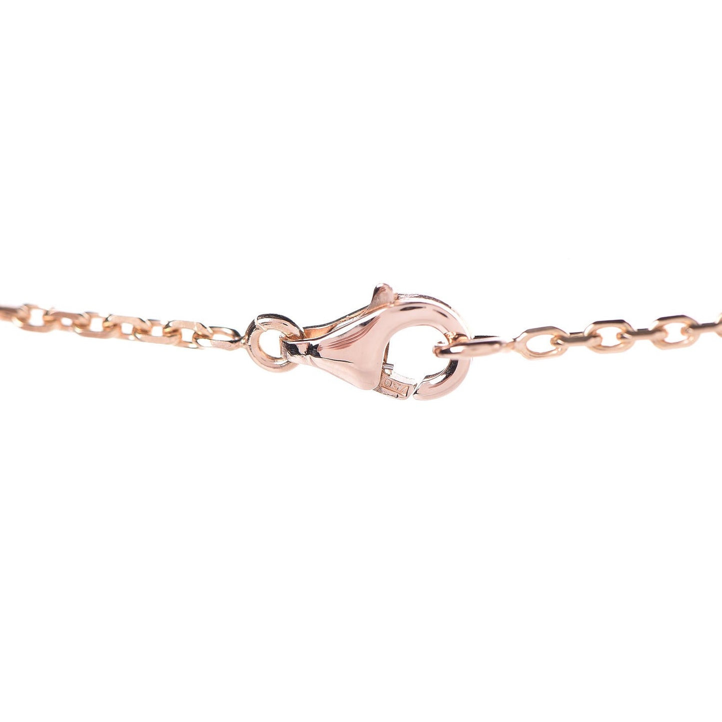 18K Rose Gold Byzantine Alhambra Pendant Necklace