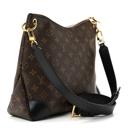 Louis Vuitton Monogram Odeon MM Black 3 of 10