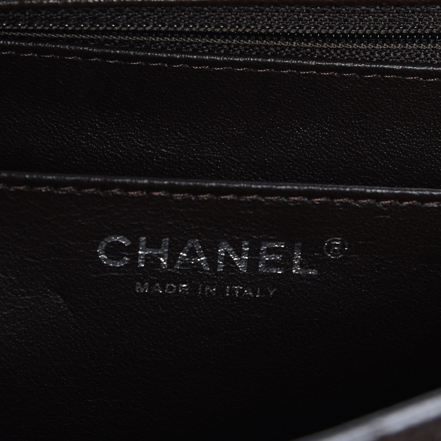Chanel Caviar Quilted Jumbo Single Flap Dark Brown 7 of 9