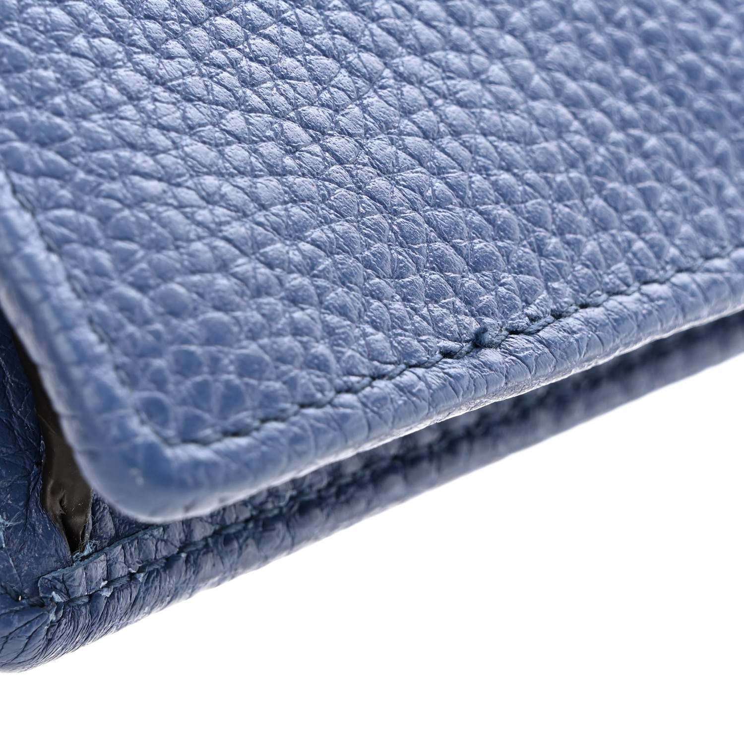 Gucci Pebbled Calfskin Soho Wallet On Chain Caspian 10 of 10