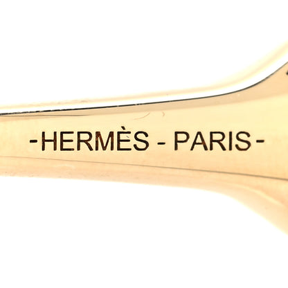 Hermes Permabrass Mors Scarf Ring Gold 3 of 5