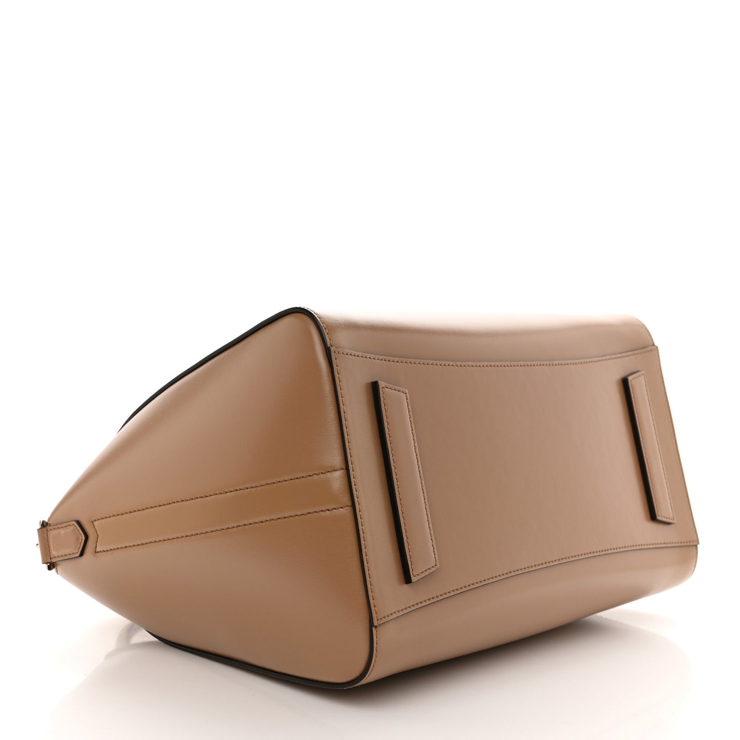 Shiny Lord Calfskin Medium Antigona Dark Beige