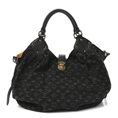 Louis Vuitton Denim Mahina XL Black 1 of 10