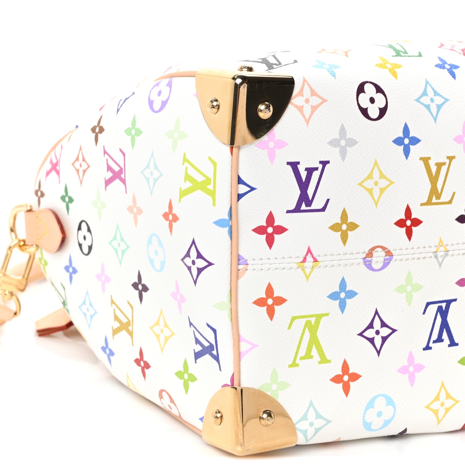 Louis Vuitton LV X TM Monogram Multicolor Speedy Bandouliere 25 White 8 of 9