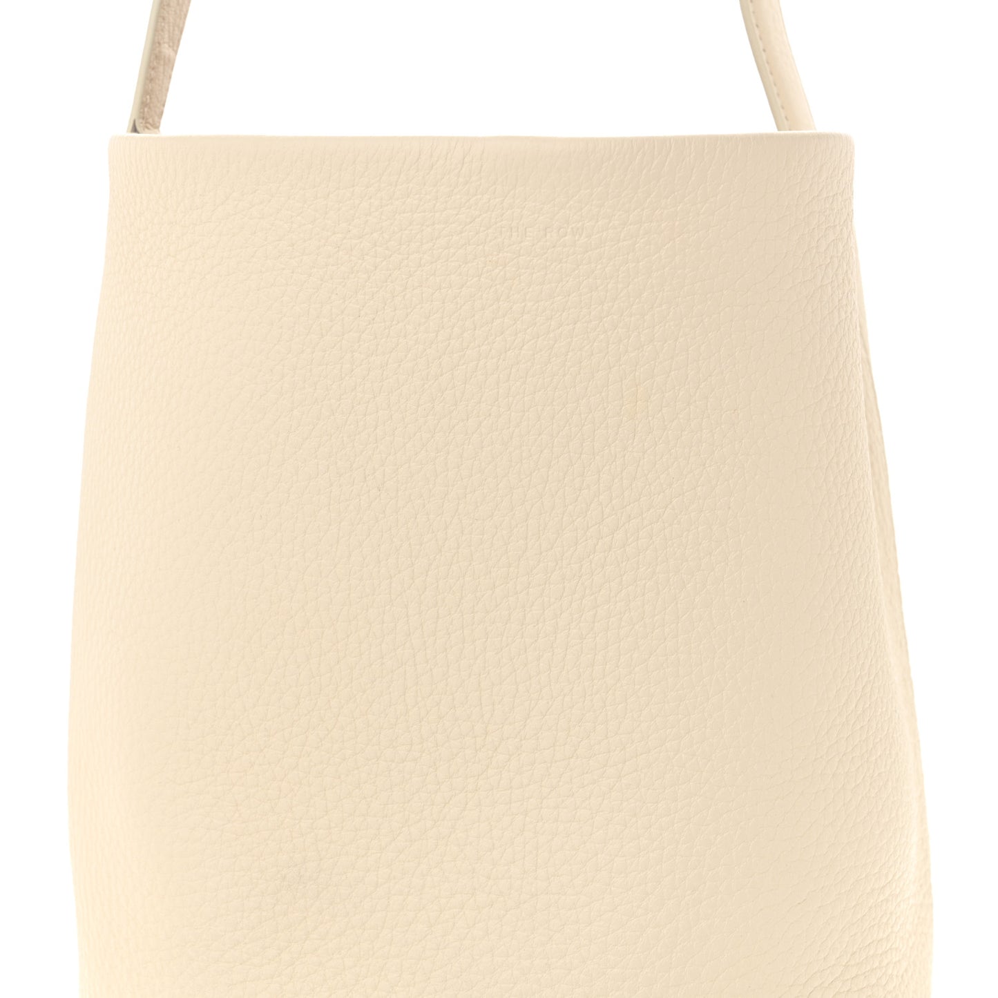 Grained Calfskin Medium N/S Park Tote Ivory