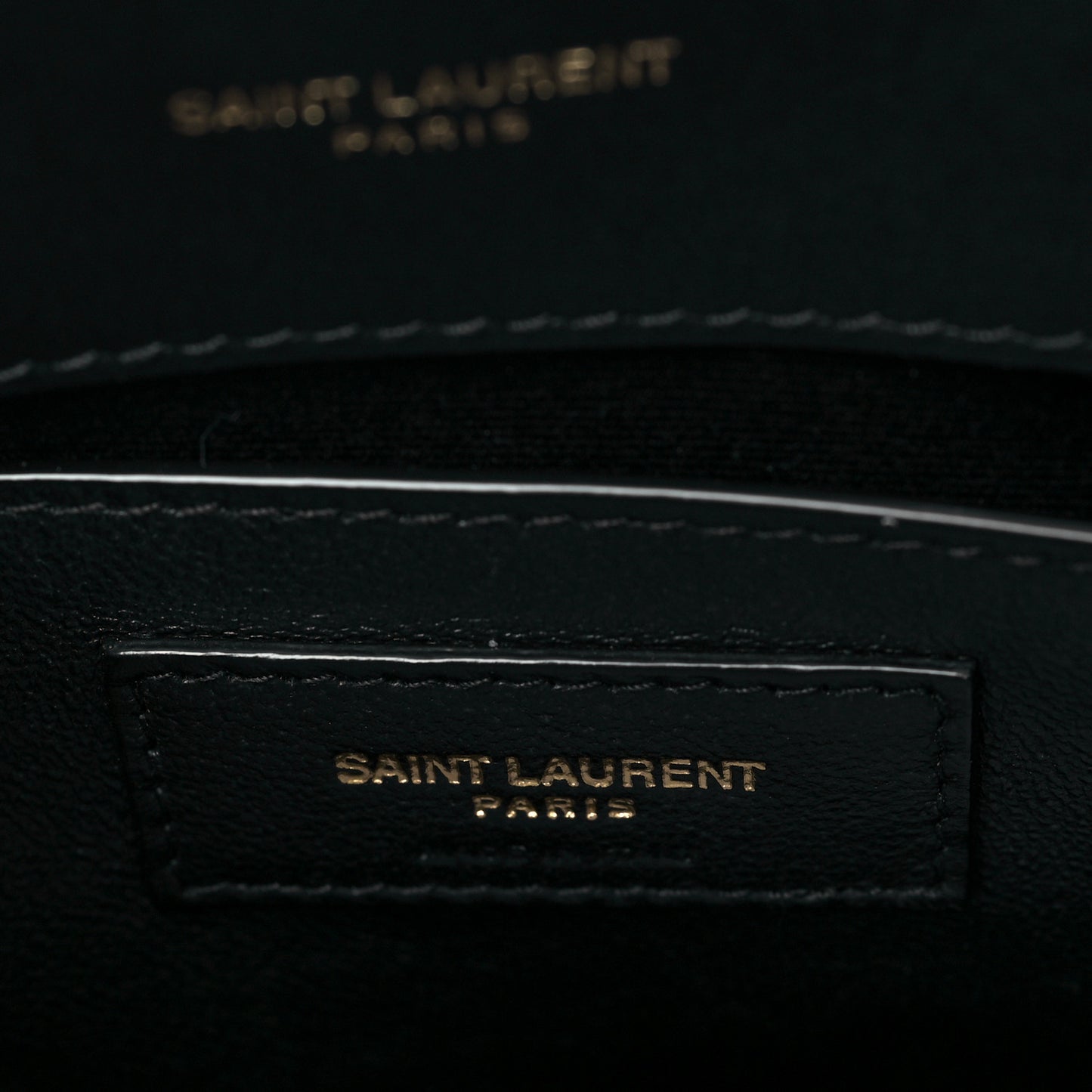 Velvet Y Quilted Monogram Small Loulou Chain Satchel Black