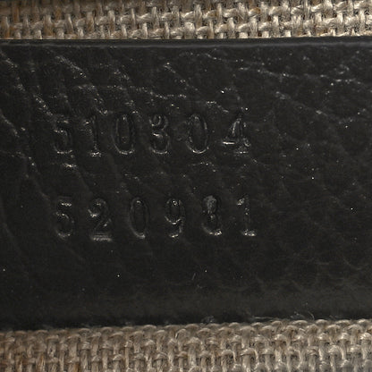 Gucci Dollar Calfskin Small Interlocking G Shoulder Bag Black 8 of 11