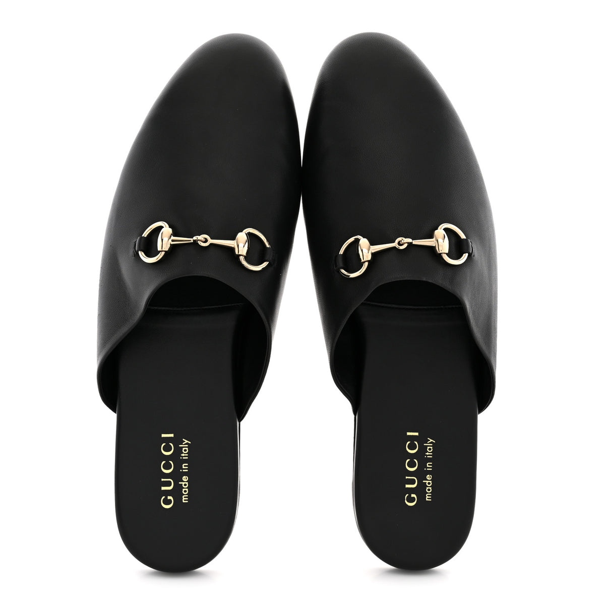 Calfskin Mens Horsebit Slippers 11 Black