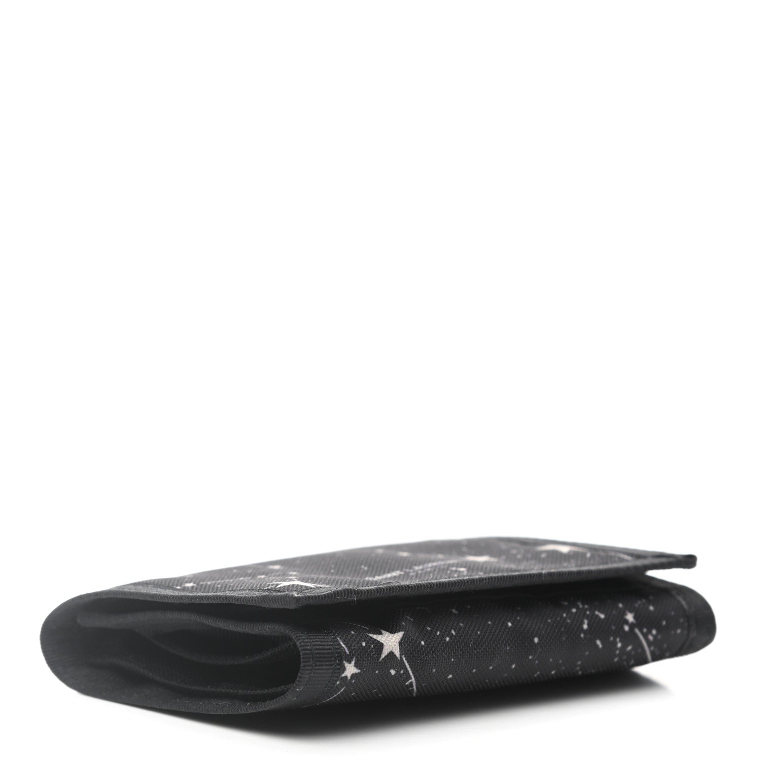 Saint Laurent Nylon Constellation Print Tiny Buffalo Wallet Black 4 of 7