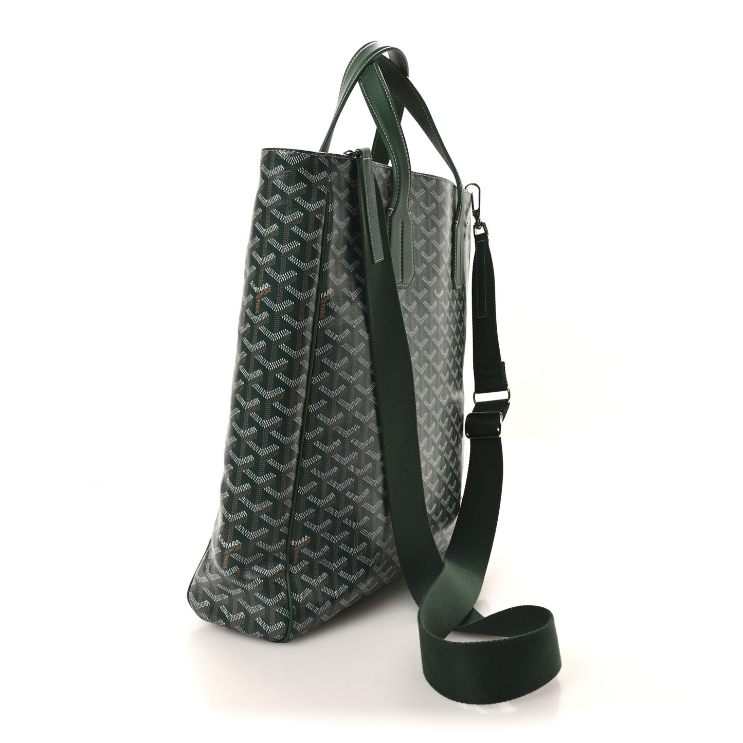 Goyardine Voltaire III Tote Green