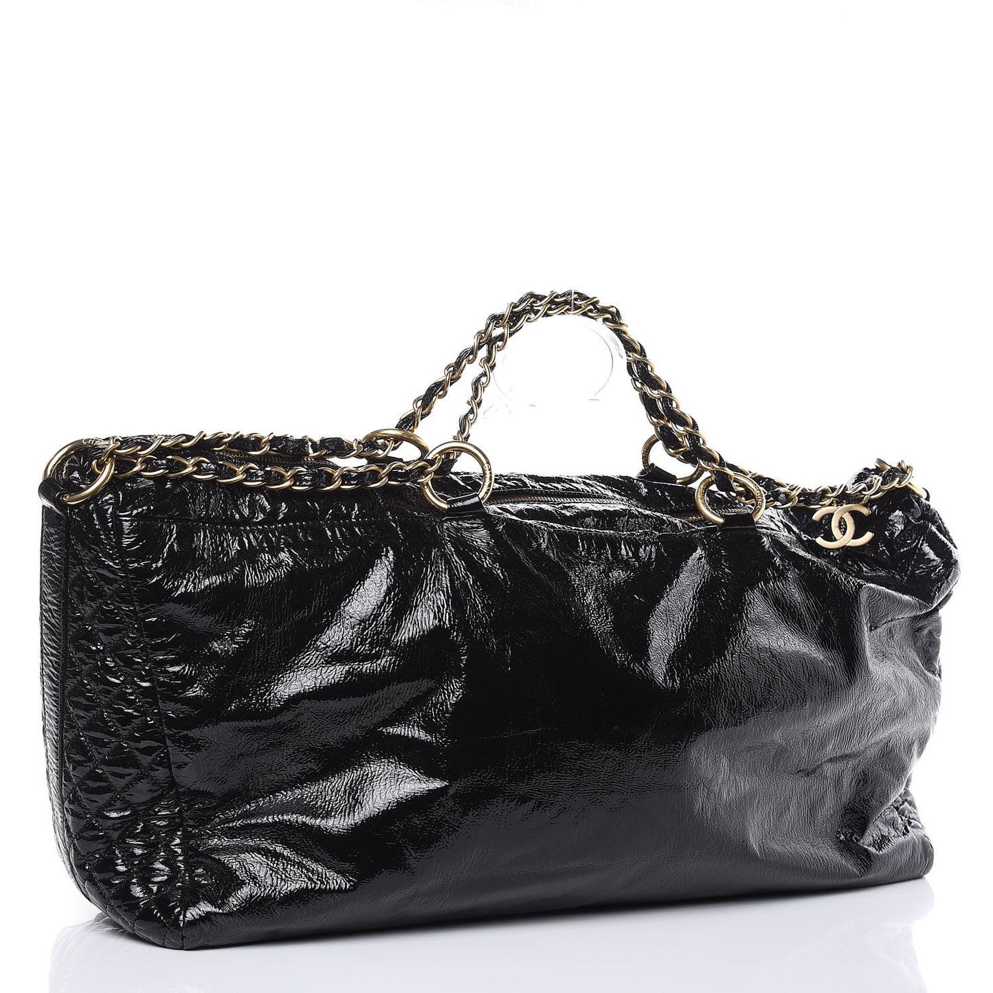 Vinyl XXL Rock and Chain Bowler Black