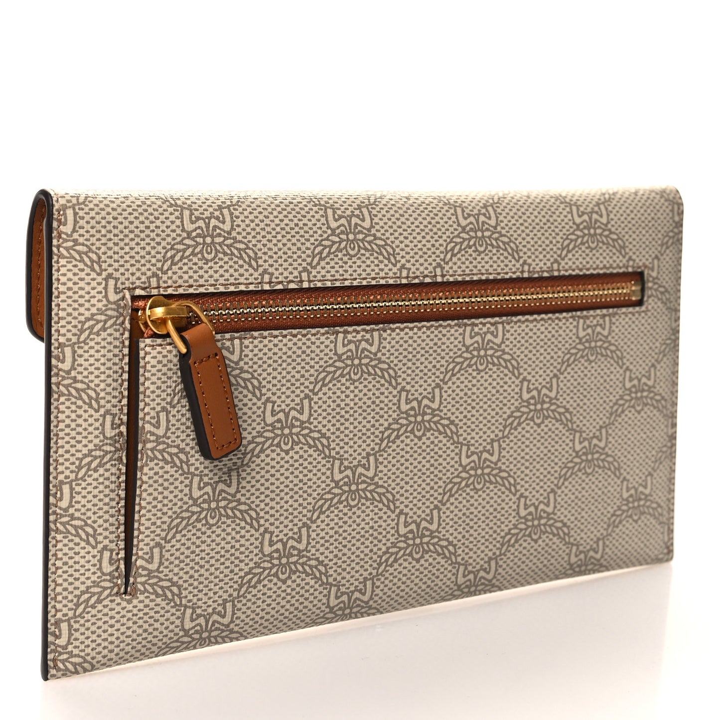 Lauretos Nappa Himmel Continental Pouch Oatmeal