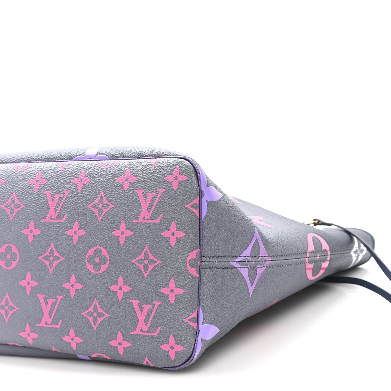 Louis Vuitton Monogram Giant Spring In The City Neverfull MM Midnight Fuchsia 9 of 10