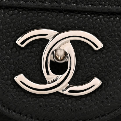 Chanel Caviar Quilted Jumbo Double Flap Black 11 of 14