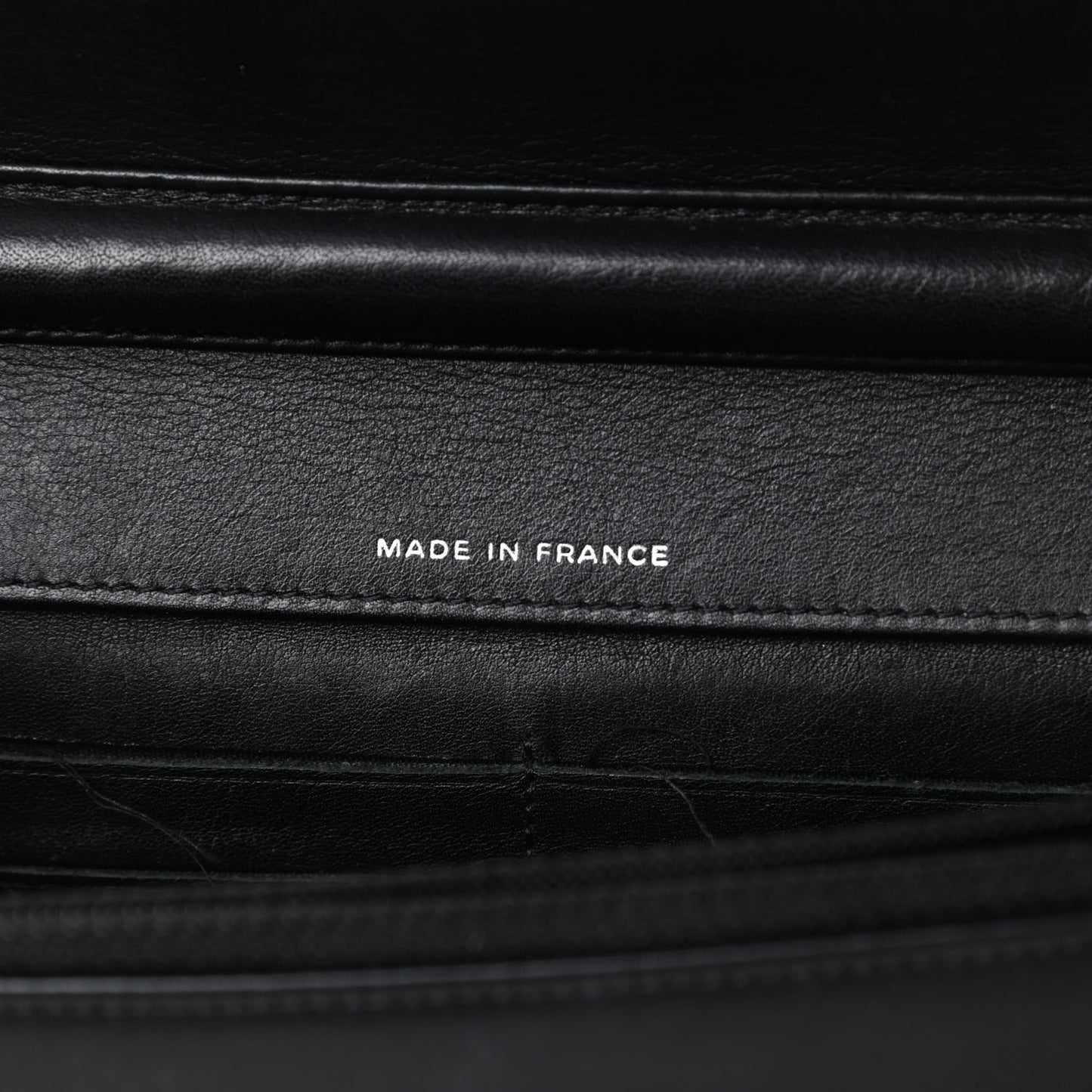 Patent Strass Wallet On Chain WOC Black