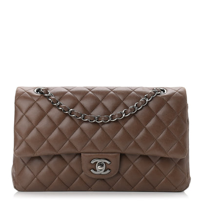 Chanel Lambskin Quilted Medium Double Flap Brown 1 of 18