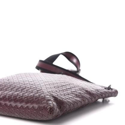 Bottega Veneta Nappa Intrecciato VN Crossbody Messenger Bag Aubergine 9 of 11