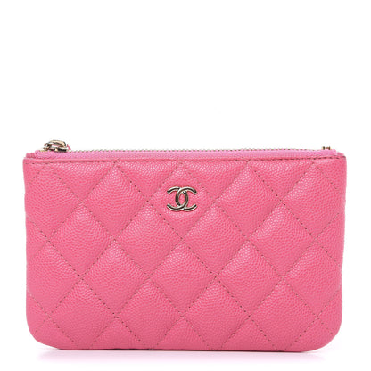 Chanel Caviar Quilted Small Cosmetic Case Pink 1 of 8