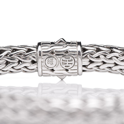 John Hardy Sterling Silver Diamond 7.5mm Classic Chain Bracelet 4 of 4