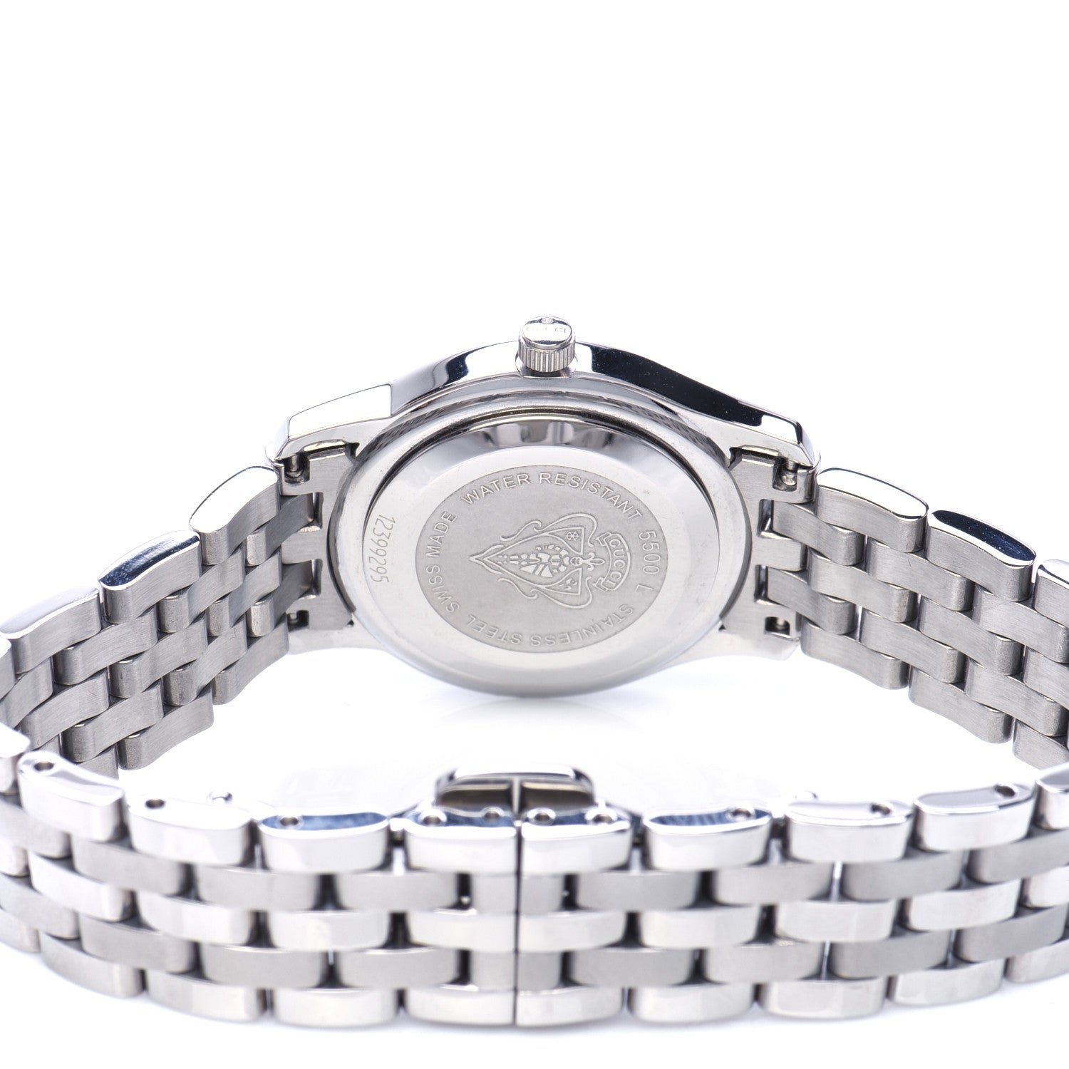 Gucci Stainless Steel 27mm 5500L Quartz Watch Black 4 of 6