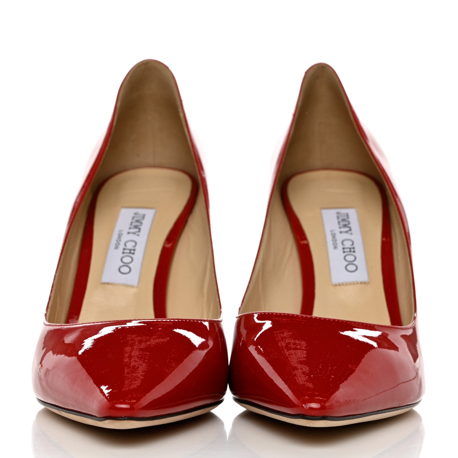 Jimmy Choo Patent Romy 85 Pumps 41 Red 2 of 10